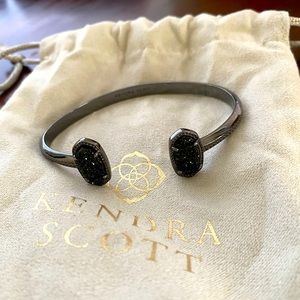 Kendra Scott Elton Bracelet Black Druzy